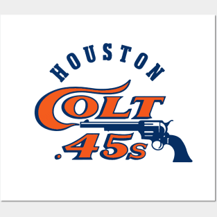 Houston Colt .45s Defunct Sports Logo Fan Art Tribute Posters and Art